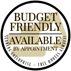 Budget Friendly + Available by Appointment