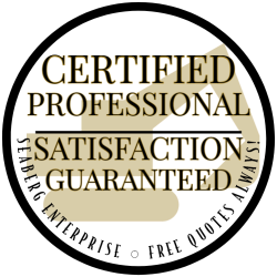 Satisfaction Guaranteed + Certified Professionals